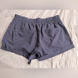 Lululemon Athletica Blue Athletic Shorts Lightweight Elastic Waist